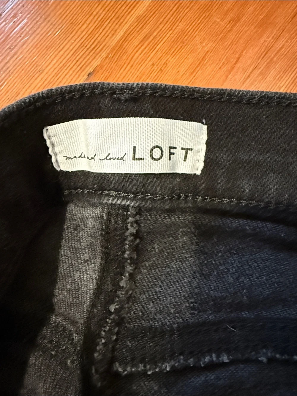 LOFT Black Slim Straight Women's Jeans